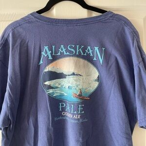 Alaskan Brewing Co. Pale Golden Ale vintage T shirt size Large